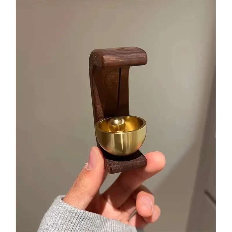 吸门式入户多巴胺风铃新款木质门铃商铺进门提醒铃铛新中式挂饰