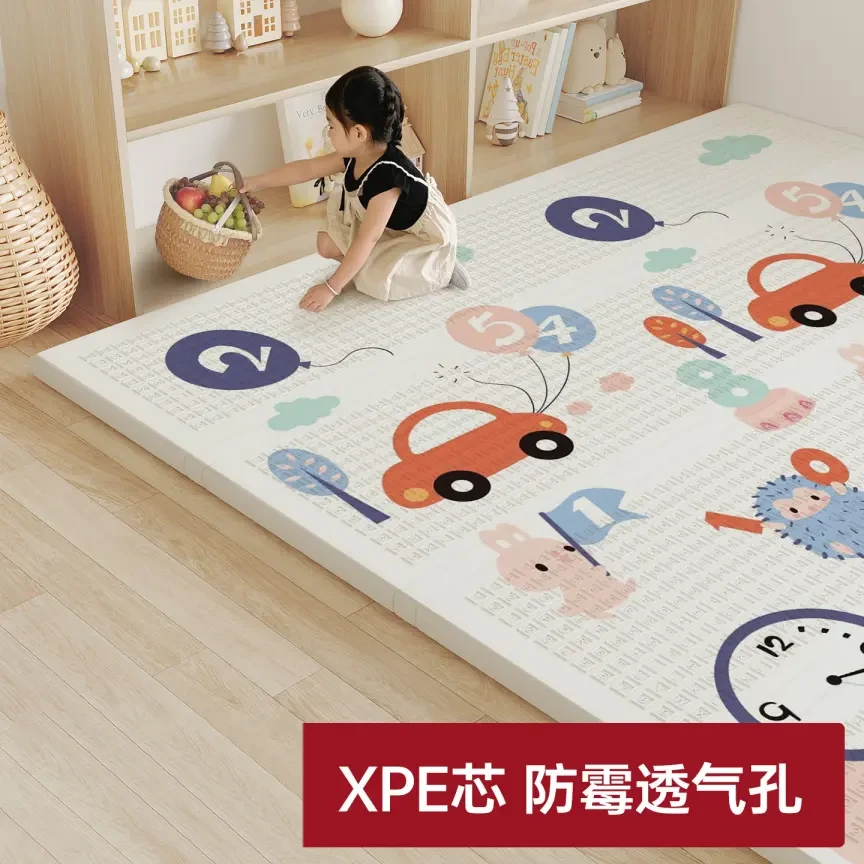 爬行垫婴儿无毒加厚家用爬爬垫无甲醛宝宝客厅折叠婴幼儿地垫儿童