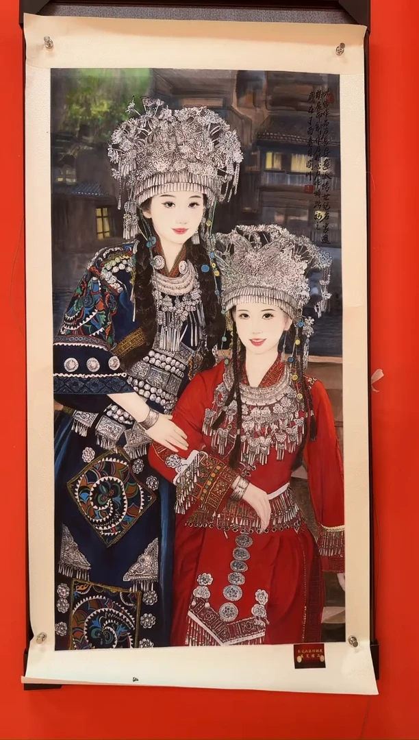 国画强*贺润川-国画人物8平尺