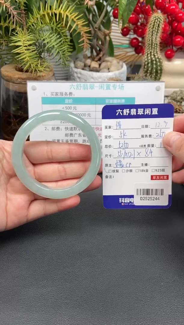 未镶嵌手镯翡翠懵****学D2525244