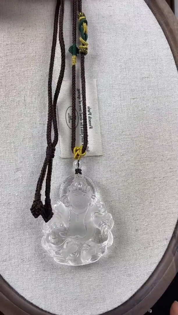 颈饰未镶嵌水晶纯天然水晶吊坠