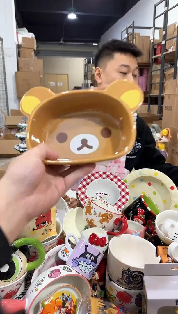 瓷片原盒熊弟深碗
