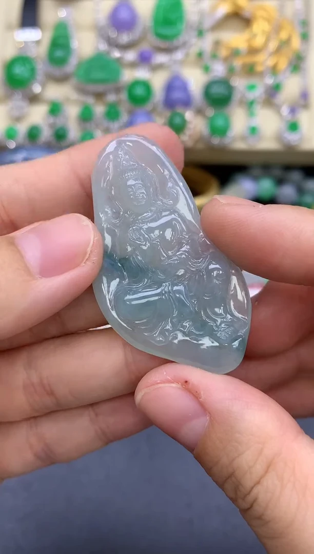 颈饰未镶嵌翡翠176-中国好珍宝