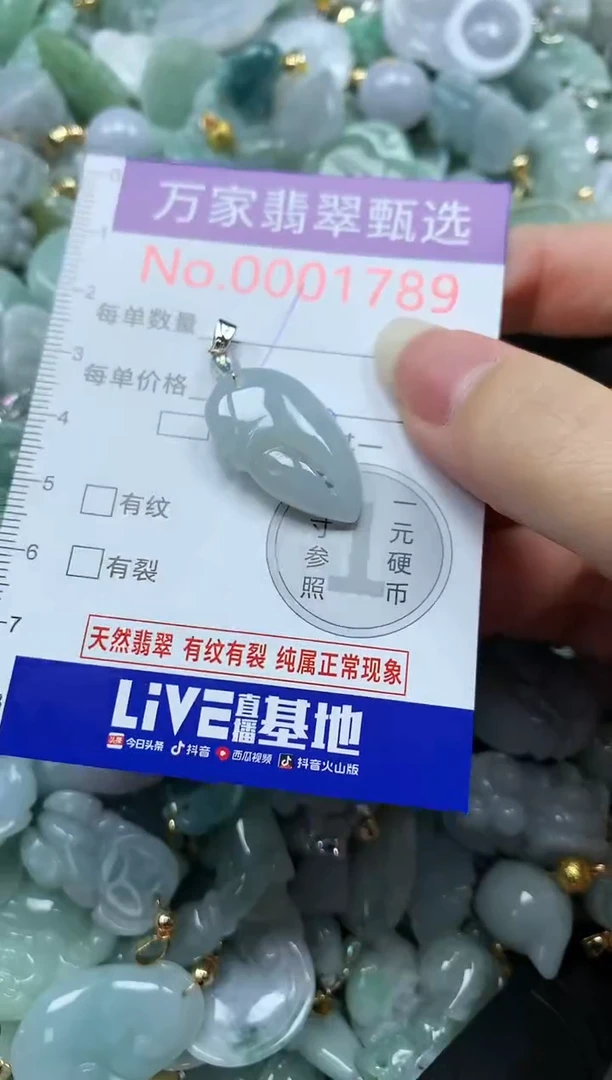 吊坠(不含链)未镶嵌翡翠1789