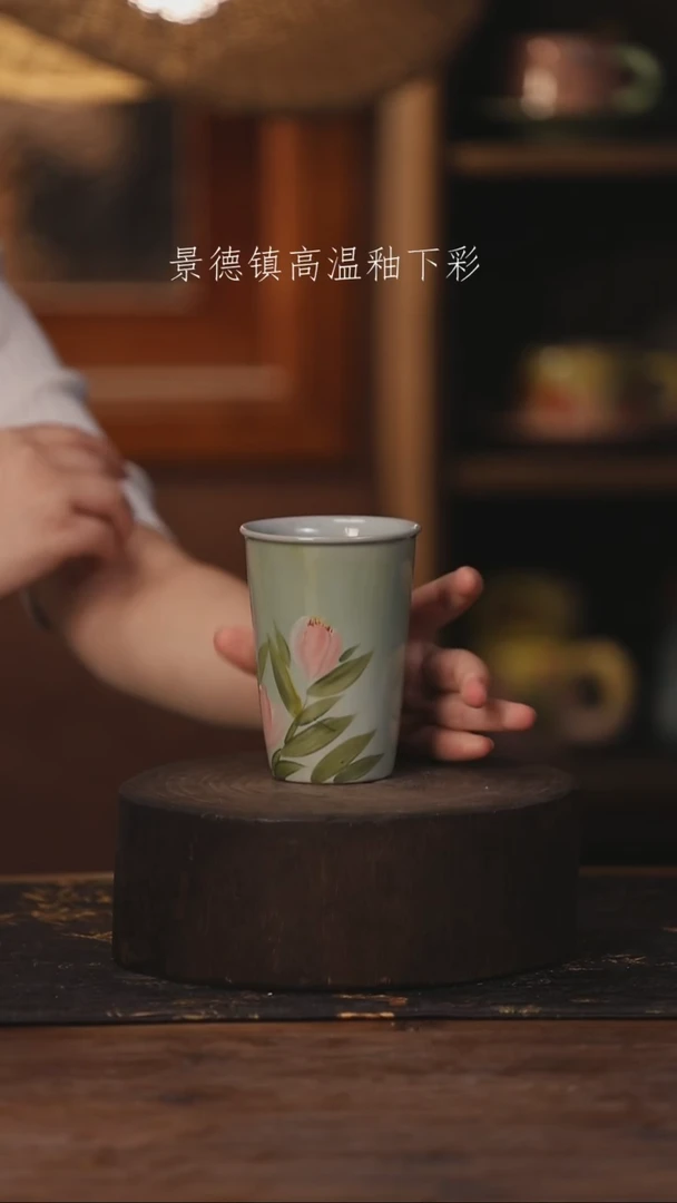 陶瓷景德镇高温釉下手绘陶瓷114