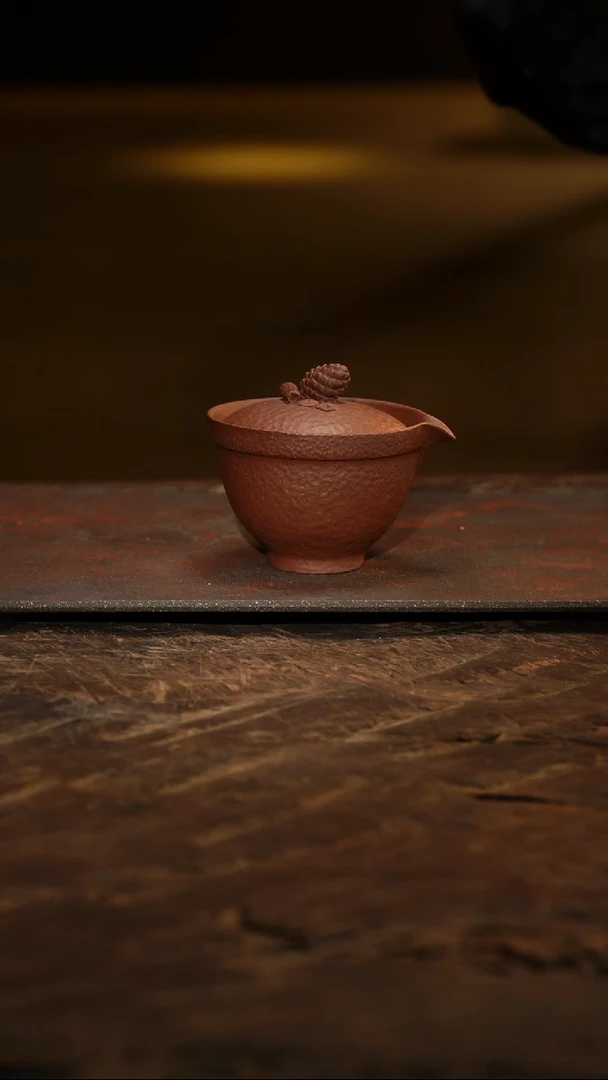 茶壶紫砂莫逐松果盖碗