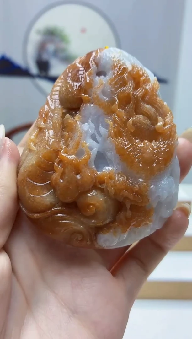 未镶嵌定制翡翠4812jw-毛货挂件88