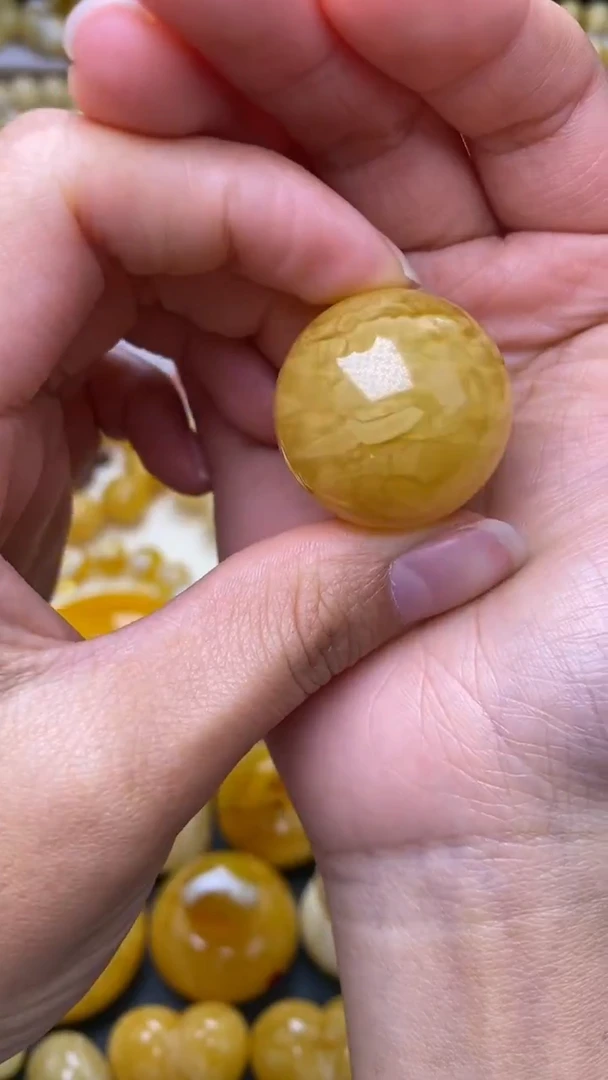 裸石蜜蜡未镶嵌葵.22 尺寸27+微瑕