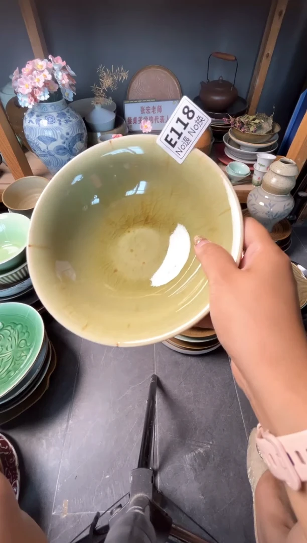 瓷片烤***来e118枣红花盘福利