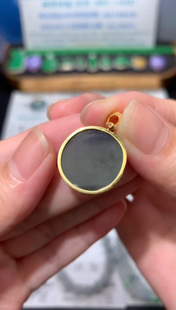 定制翡翠18K金镶嵌模式推广期48小时鉴赏期