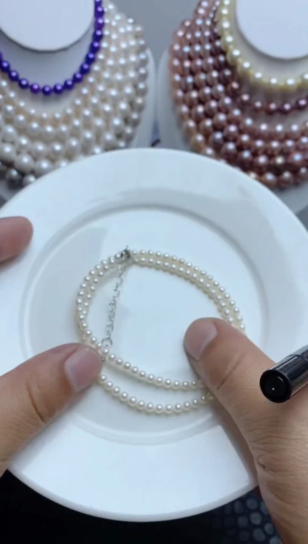 淡水珍珠未镶嵌颈饰0059