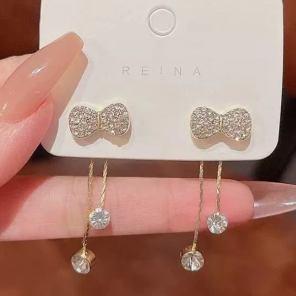 铜合金耳饰 气质轻奢时尚两戴百搭精致可爱个性甜美ins耳环1974