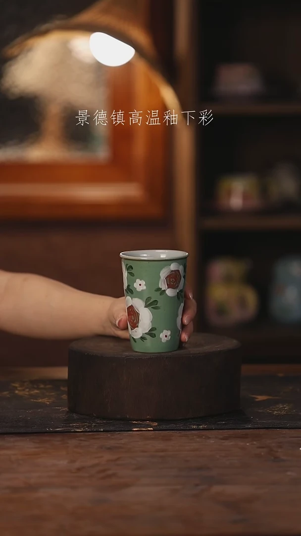 陶瓷景德镇高温釉下手绘陶瓷145
