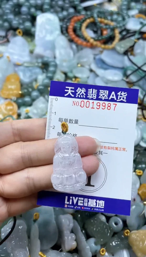颈饰未镶嵌翡翠019987