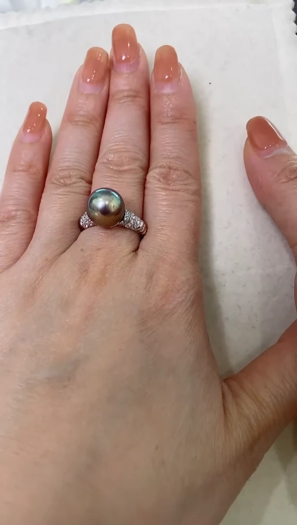 【闪购商品】淡水珍珠LL银S925镶嵌珍珠戒指@@c1227