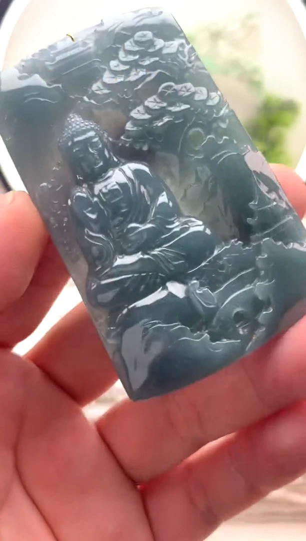 颈饰未镶嵌翡翠阿弥陀佛