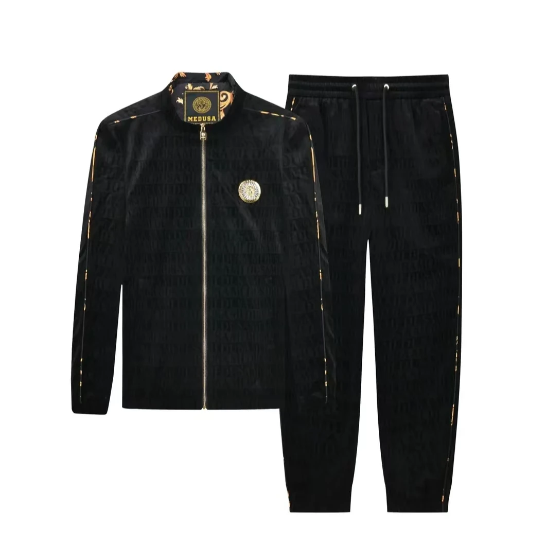 美杜莎2025秋冬新款轻奢高端时尚休闲潮流休闲两件套JK+K58801