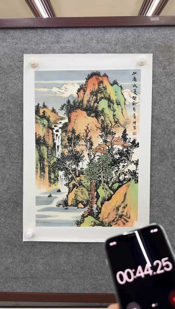 【闪购商品】绘画M申青林-二尺-山水国画