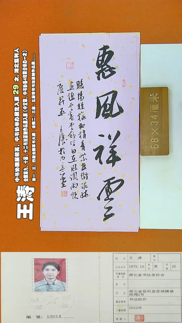 书法132R王涛书法作品