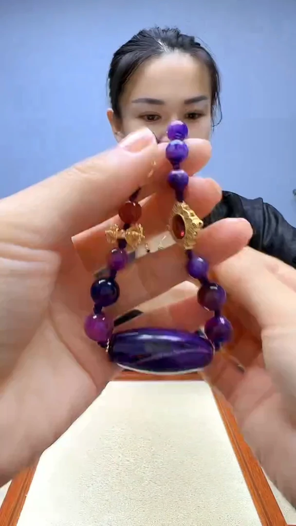 苏纪石（舒俱来）14K金镶嵌颈饰高货diy劲饰