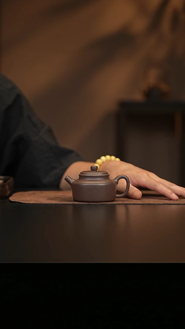 允禾斋 紫砂壶  天青 德钟