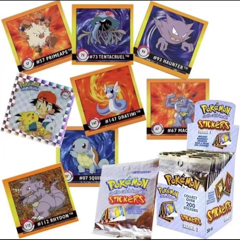 【拆包】ARTBOX 宝可梦 1999年 中古系列 贴纸