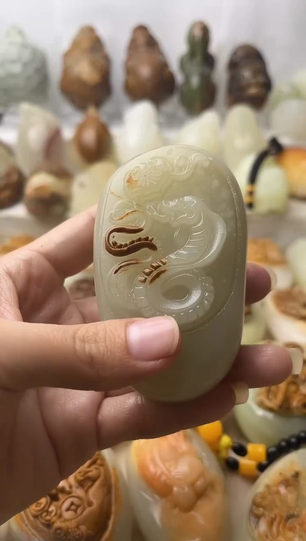 石材方解石棉纹正常不退换蛇