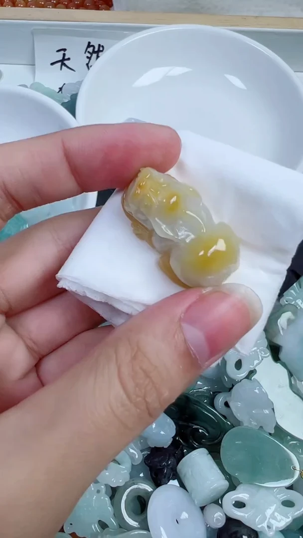 散珠翡翠216号链接，A货翡翠