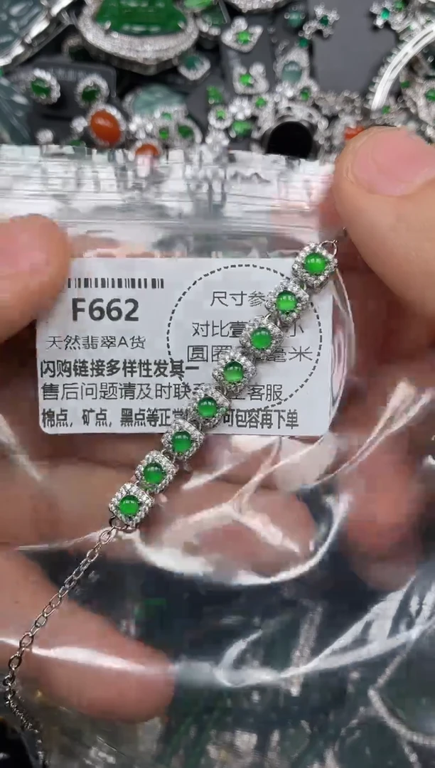 颈饰未镶嵌翡翠F662手链
