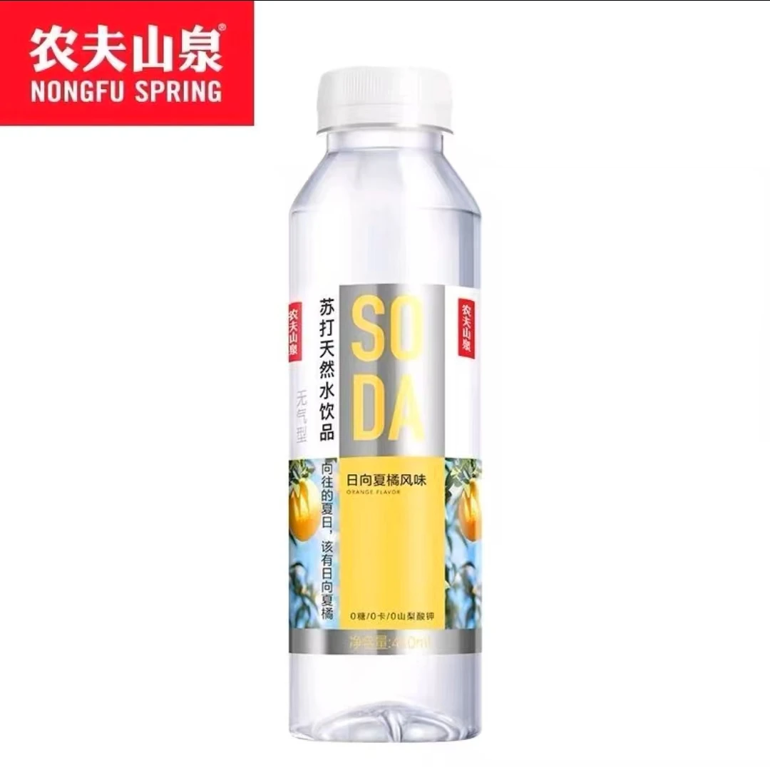 农夫山泉苏打天然水饮品夏橘味 410ml