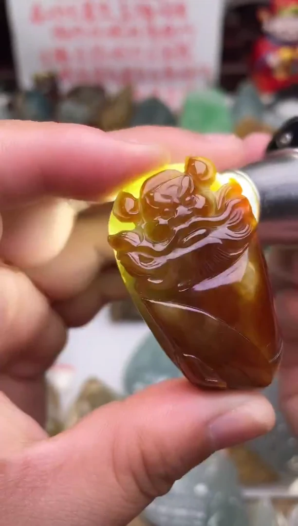 颈饰未镶嵌翡翠钟馗