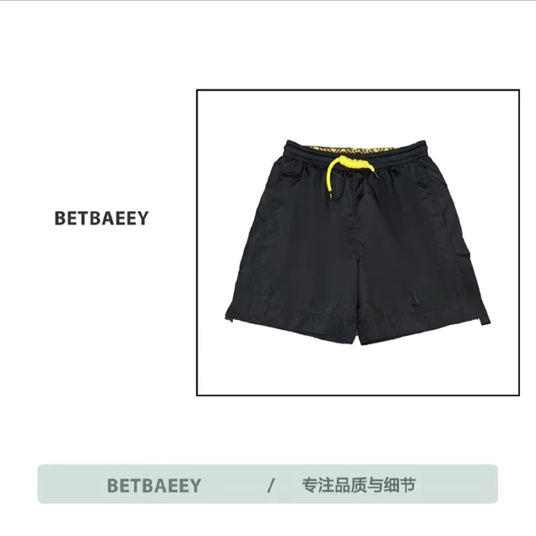 【柯柯专属】2025年男女同款夏季时尚宽松百搭休闲透气五分裤6702