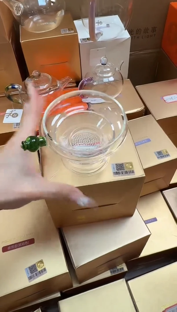 @@禾器晶彩奉珠茶漏湖绿色