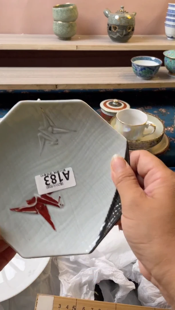 瓷片文*儿瓷器瓷器A183