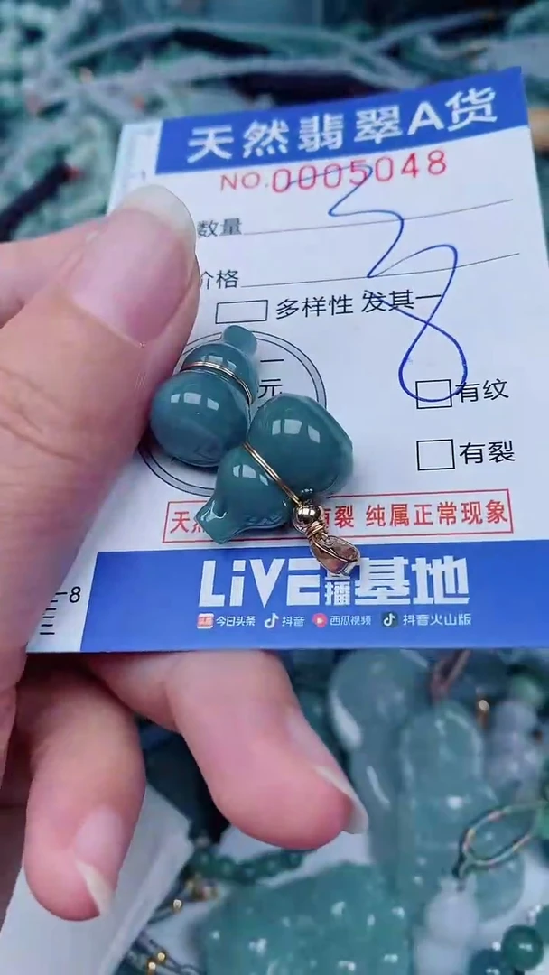 翡翠未镶嵌颈饰00005048