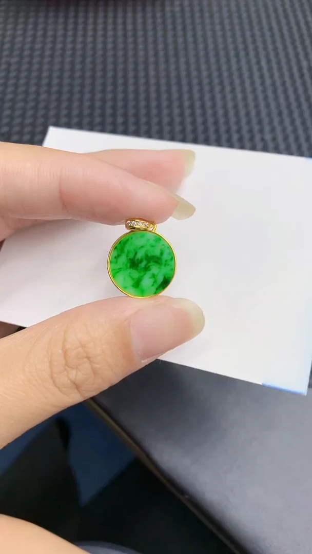 【闪购商品】翡翠颈饰银S925镶嵌            8