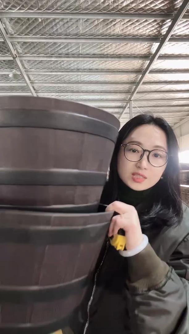 【闪购商品】塑料特价15寸木桶无孔2只