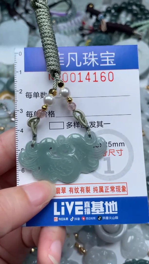 颈饰未镶嵌翡翠14160