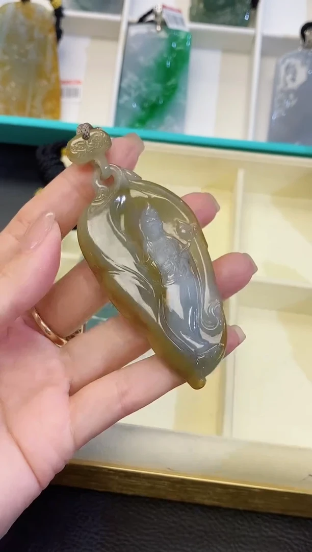 颈饰未镶嵌翡翠缅甸天然翡翠