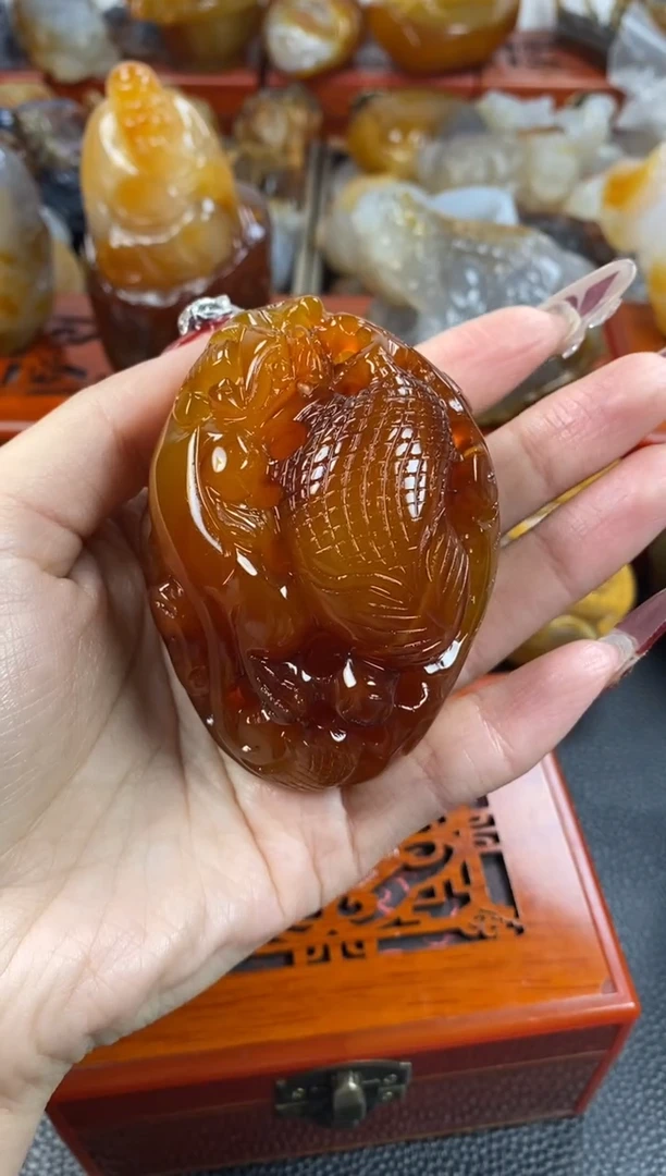 【闪购商品】玛瑙/玉髓手把未镶嵌1