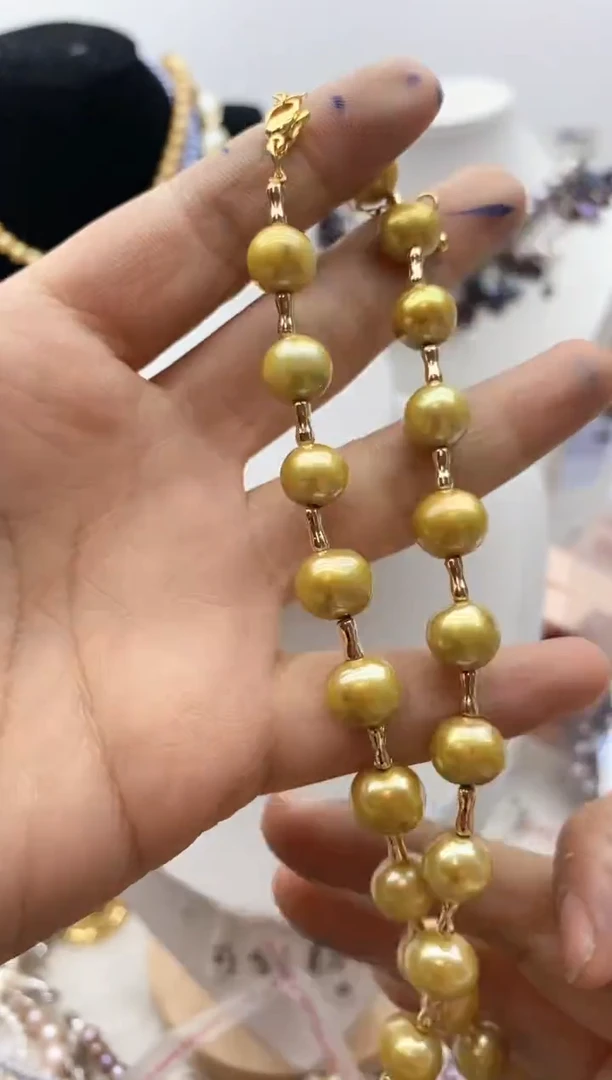 【闪购商品】淡水珍珠颈饰钛钢166