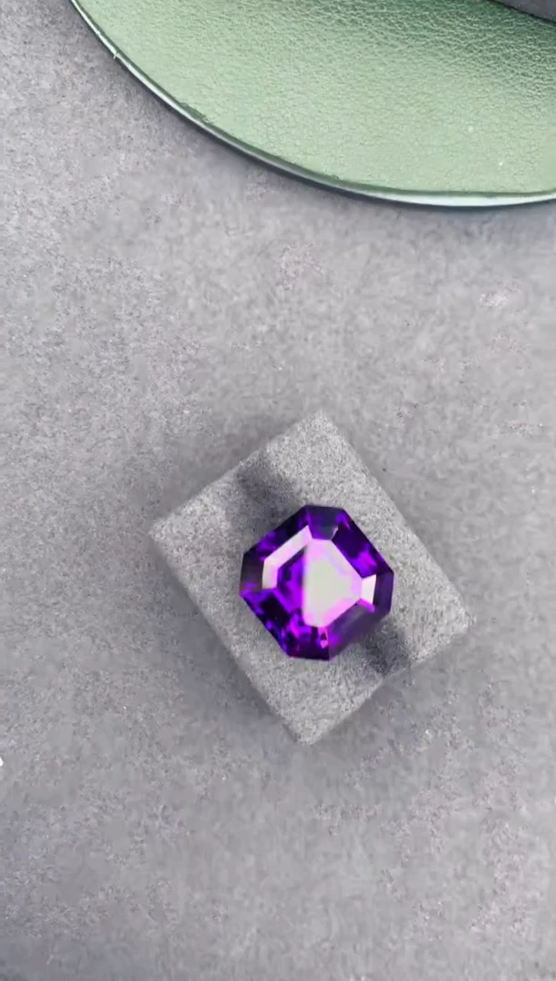 未镶嵌珠宝半成品紫晶12ct 紫水晶
