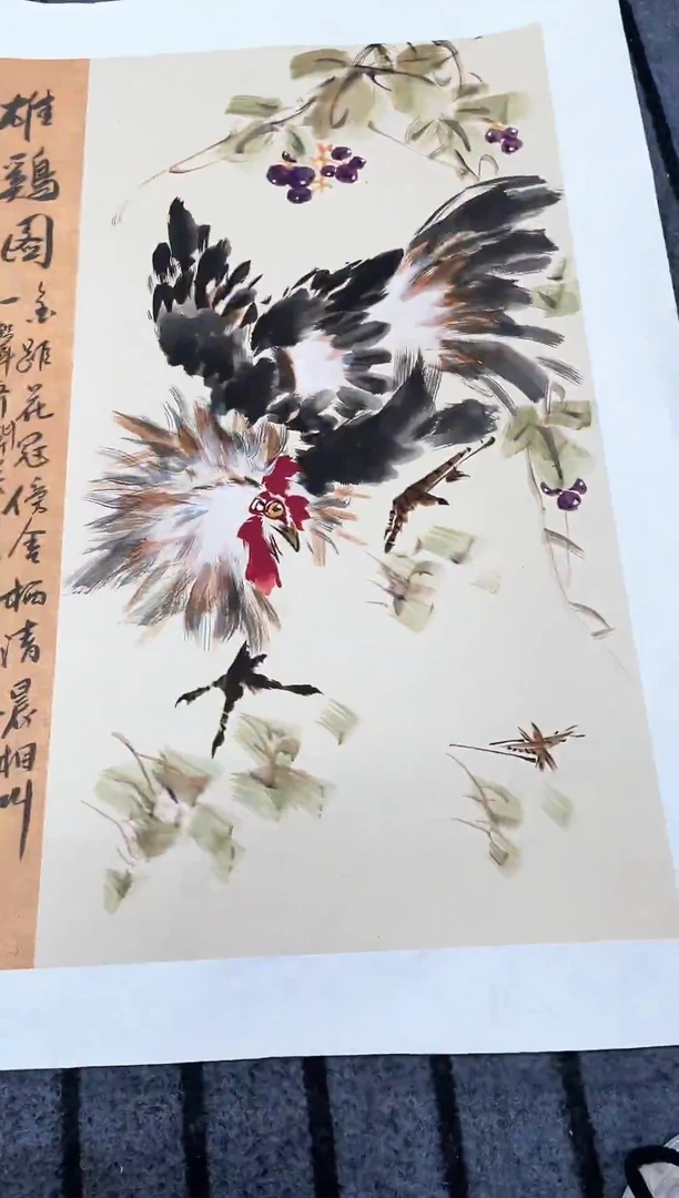 精品国画花鸟作品