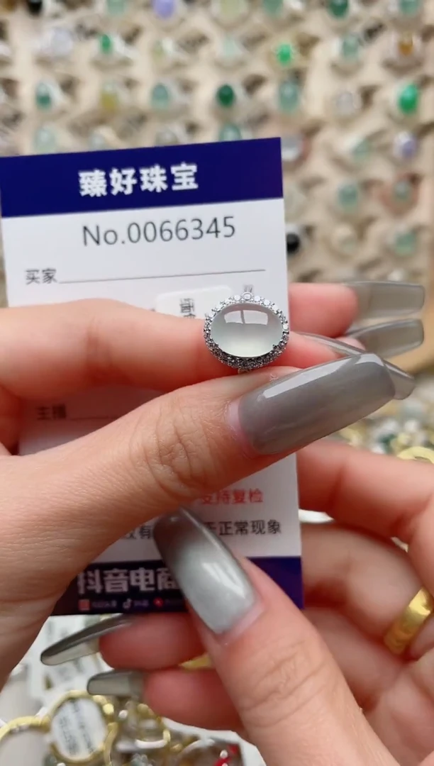 【闪购商品】翡翠戒指银S925镶嵌..........