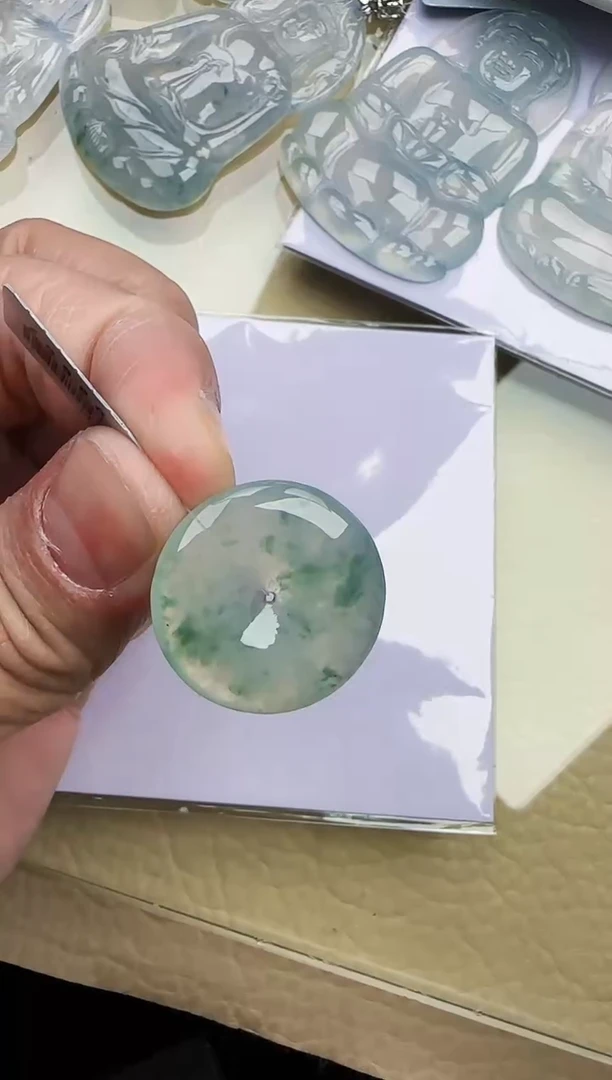 颈饰未镶嵌翡翠缅甸翡翠a货