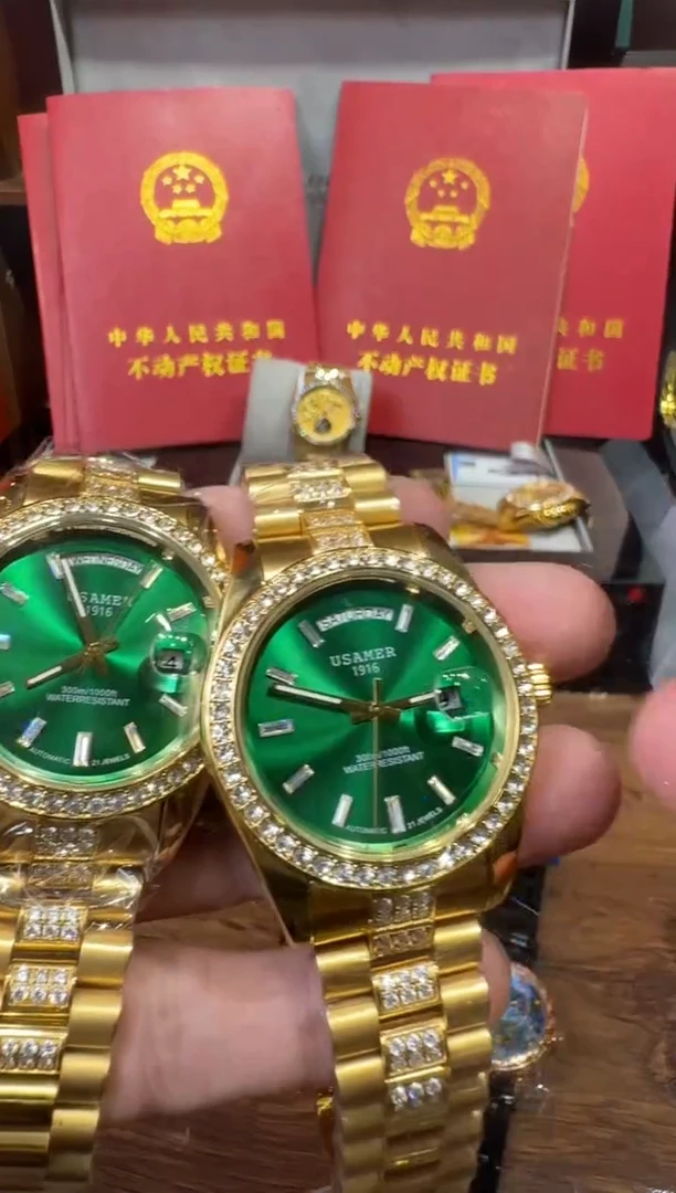 金属机械自动手表14