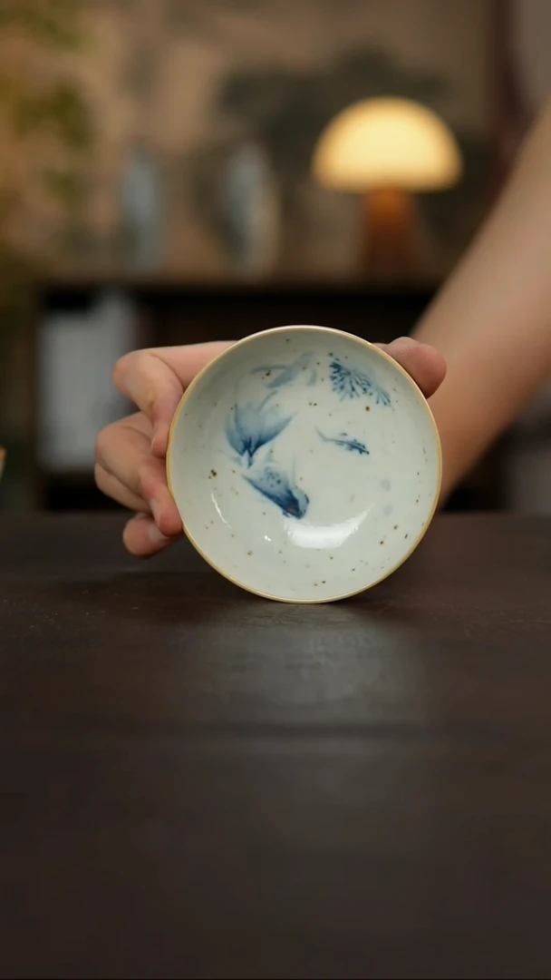 杯景德镇陶瓷杯碗柴烧多人