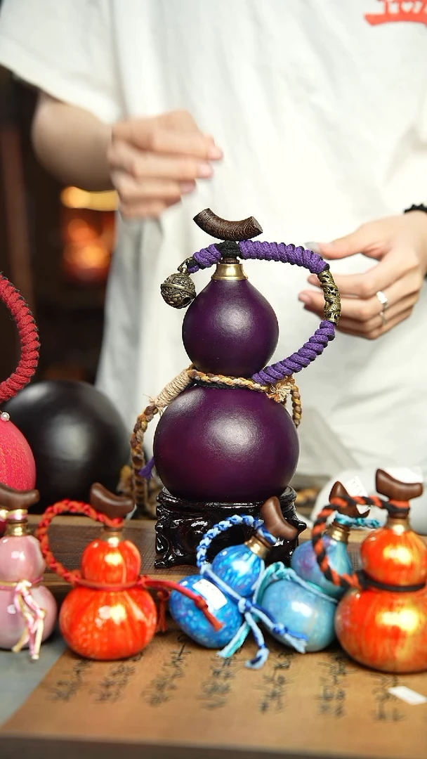 159号500ml左右非遗大漆酒葫芦