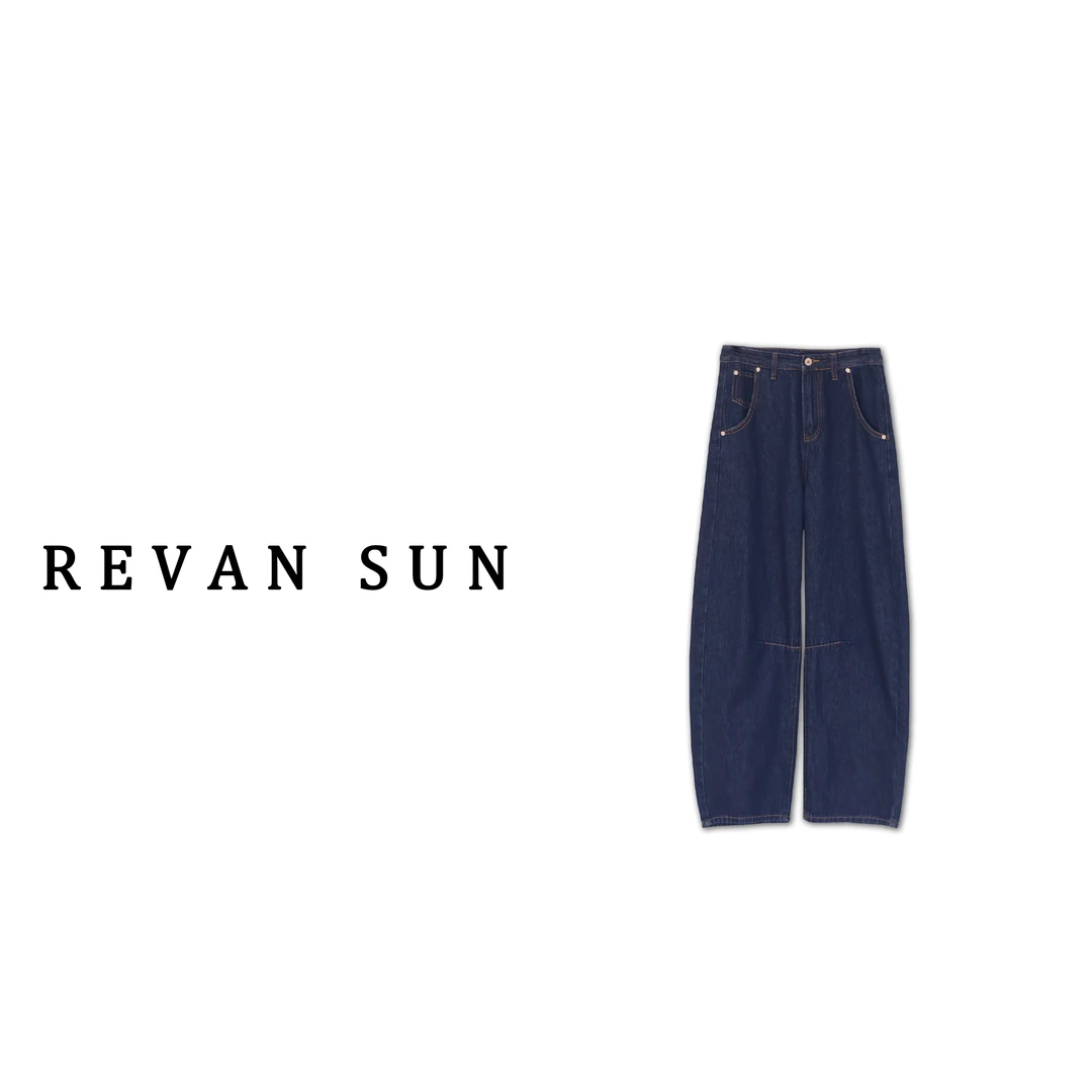 ［REVAN SUN］-大骨架穿搭 休闲牛仔裤 15755
