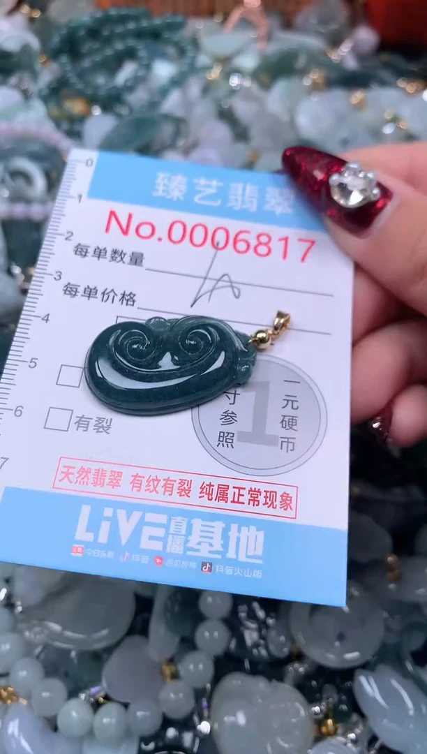 颈饰未镶嵌翡翠6817